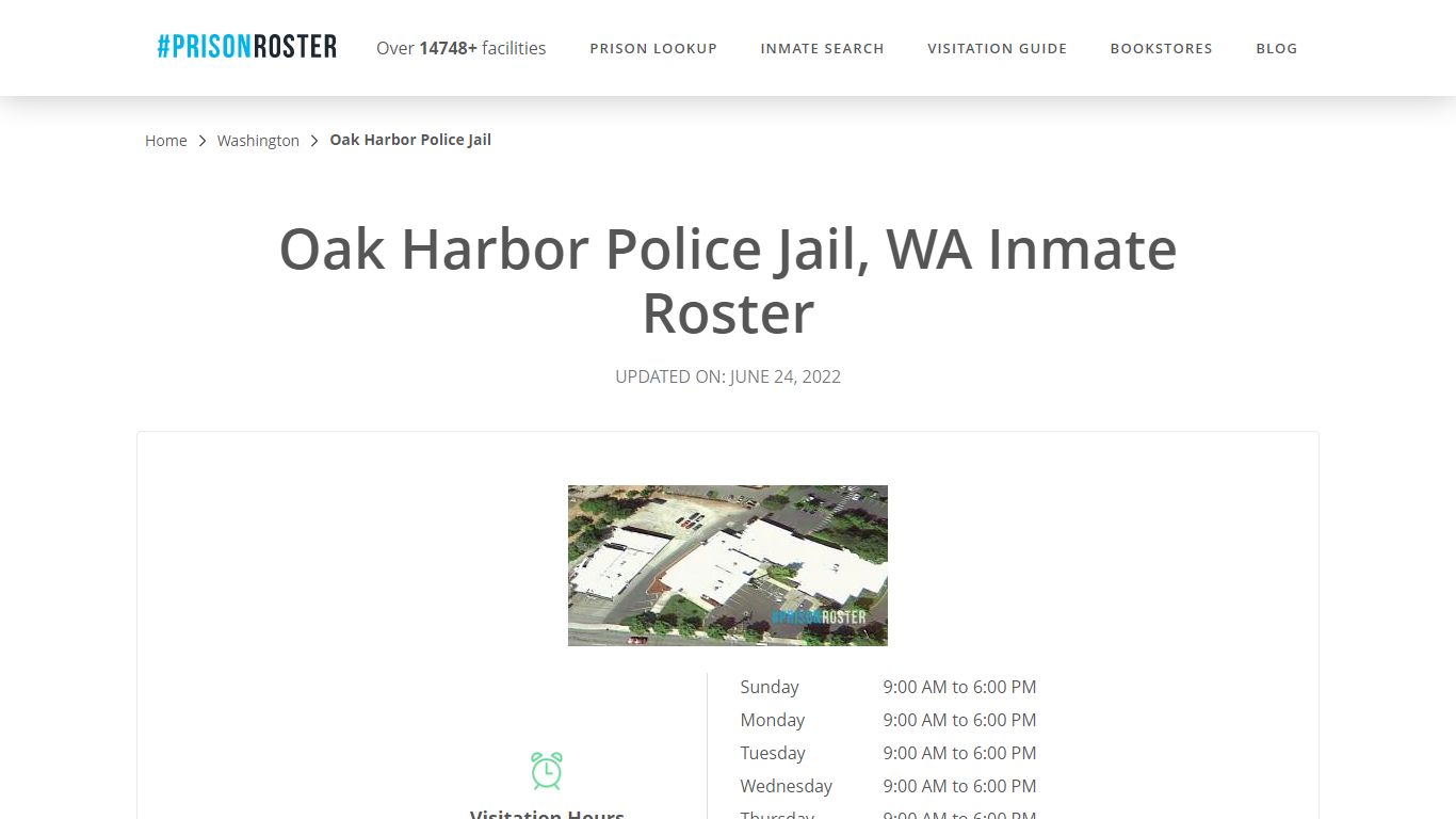 Oak Harbor Police Jail, WA Inmate Roster