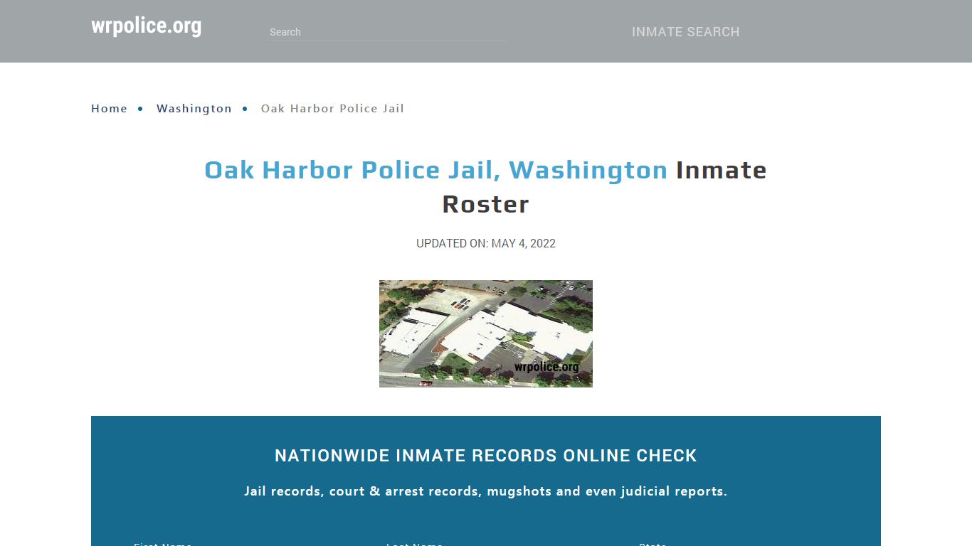 Oak Harbor Police Jail, Washington - Inmate Locator